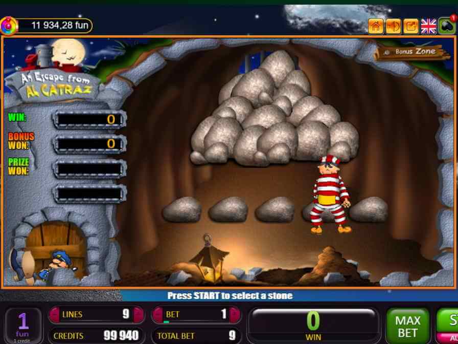 Бнусный раунд в игре An Escape from Alcatraz