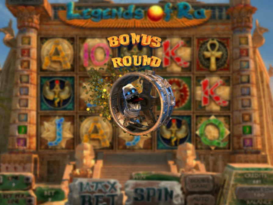 Тематический раунд слота Легенды Ра, бонусы