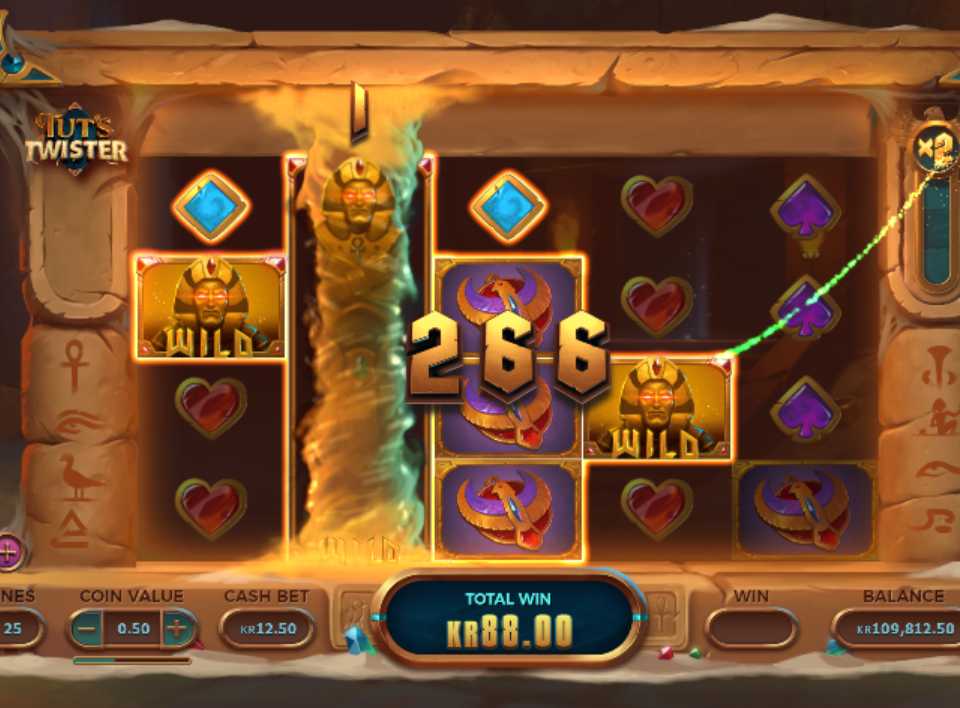 Бонусный гейм в автомате Tut’s Twister Бонусная игра в слоте Tut’s Twister